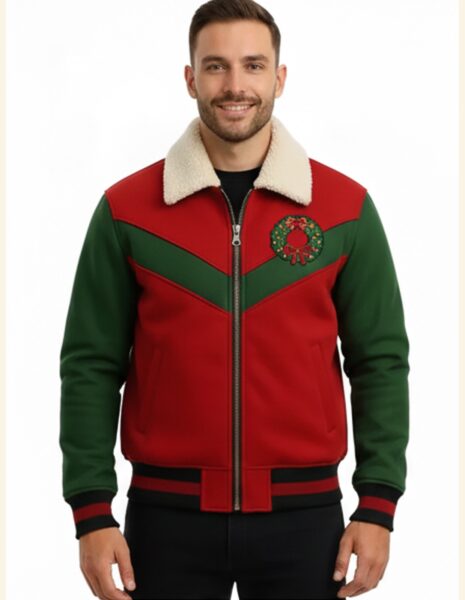 Christmas fleece jacket